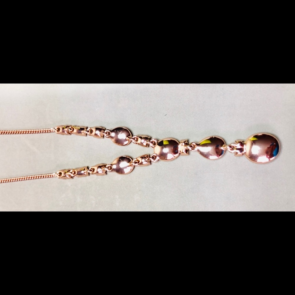 Givenchy Crystal Lariat Necklace & Earrings set - Picture 3 of 4